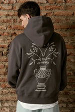 Hoodie Cute Flowers Gray Animalita | More Amor