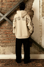 Hoodie Full Back Ecru | More Amor