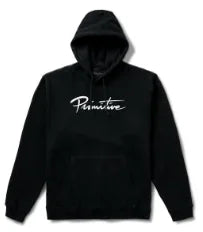 Hoodie New script heather Black