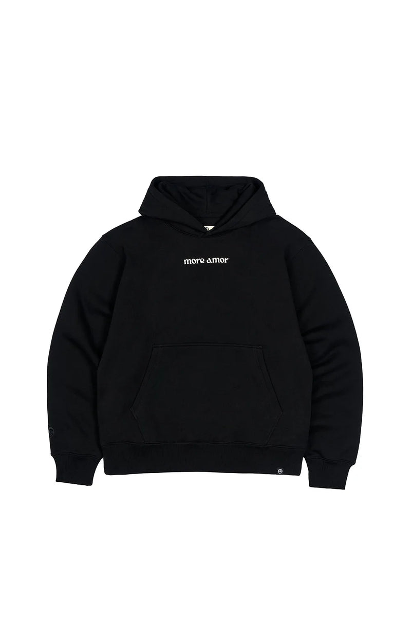 Hoodie Written Black | More Amor