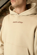 Hoodie Written Ecru | More Amor