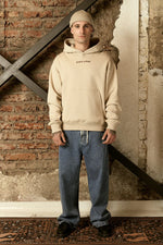 Hoodie Written Ecru | More Amor