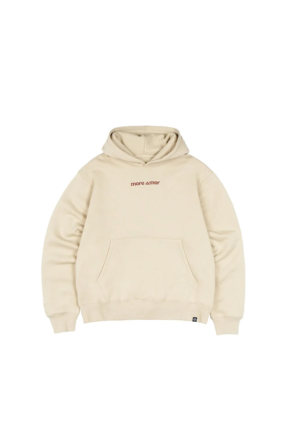Hoodie Written Ecru | More Amor