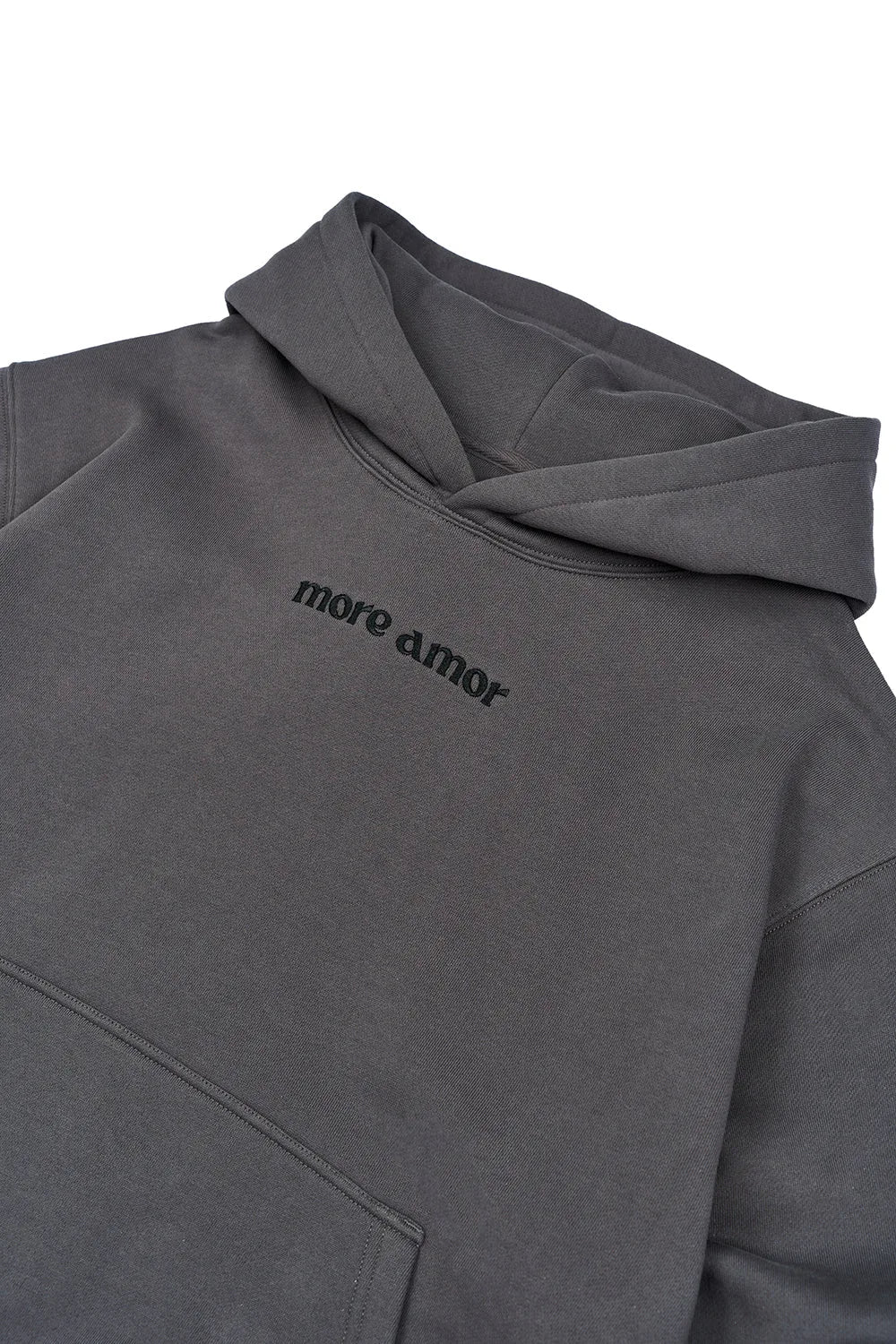 Hoodie Written Gray | More Amor