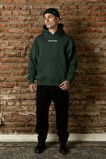 Hoodie Written Green | More Amor