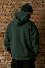 Hoodie Written Green | More Amor