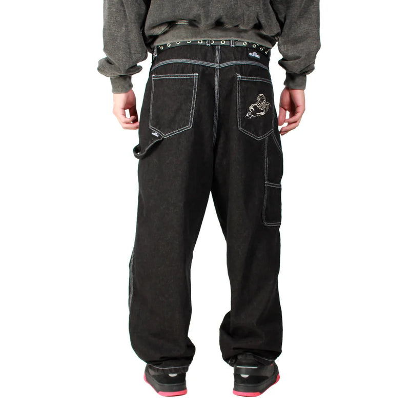 Jeans Carpenter Baggy Negro Silver Scorpion Old Tree