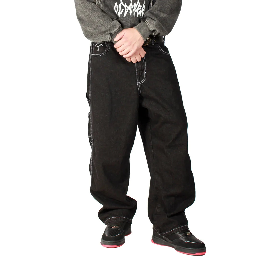 Jeans Carpenter Baggy Negro Silver Scorpion Old Tree