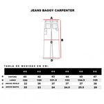 Jeans Carpenter Baggy Negro Silver Scorpion Old Tree