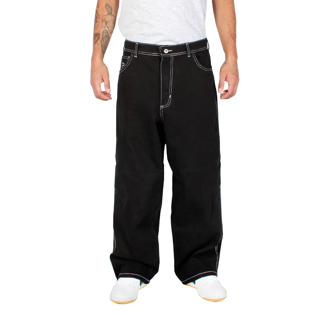 Jeans Extra Baggy Negro Contrast Classic Old Tree