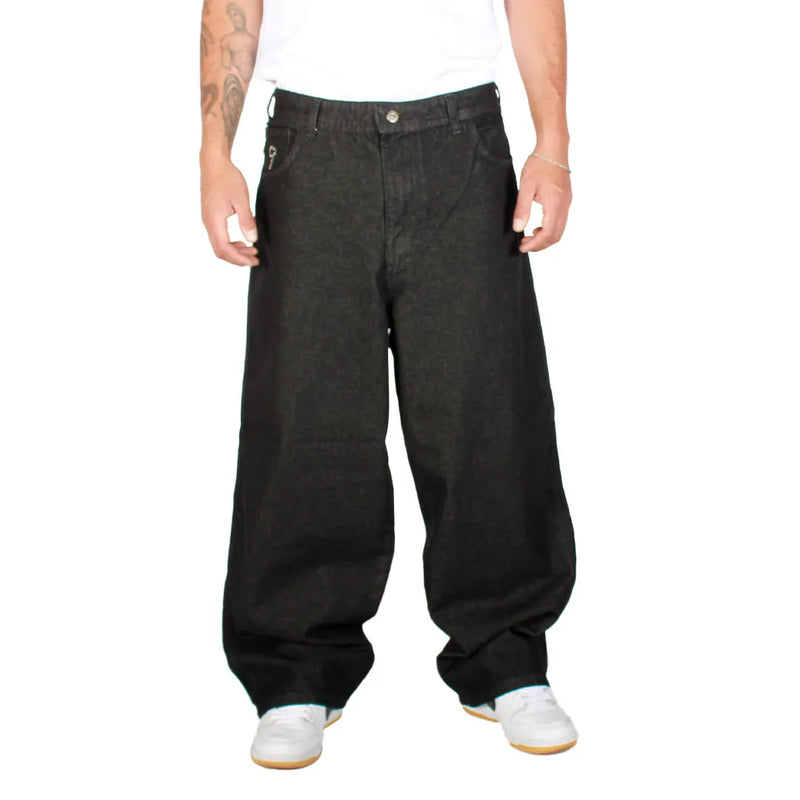 Jeans Extra Baggy Negro Silver Stars Old Tree