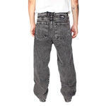 Jeans Regular Acid Wash Gris Trunk