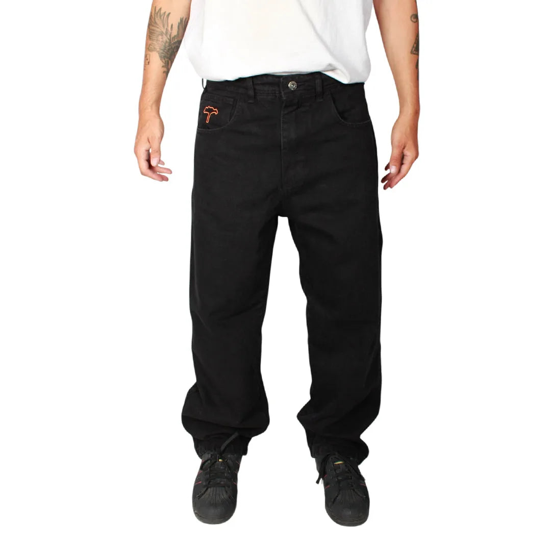 Jeans Regular Negro Trunk