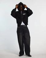 LOLLIPOP ZIP HOODIE BLACK
