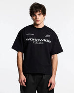 MR WORLDWIDE TEE BLACK