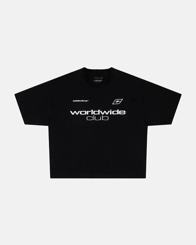 MR WORLDWIDE TEE BLACK