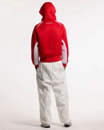 NEO ZIP JACKET WHITE & RED