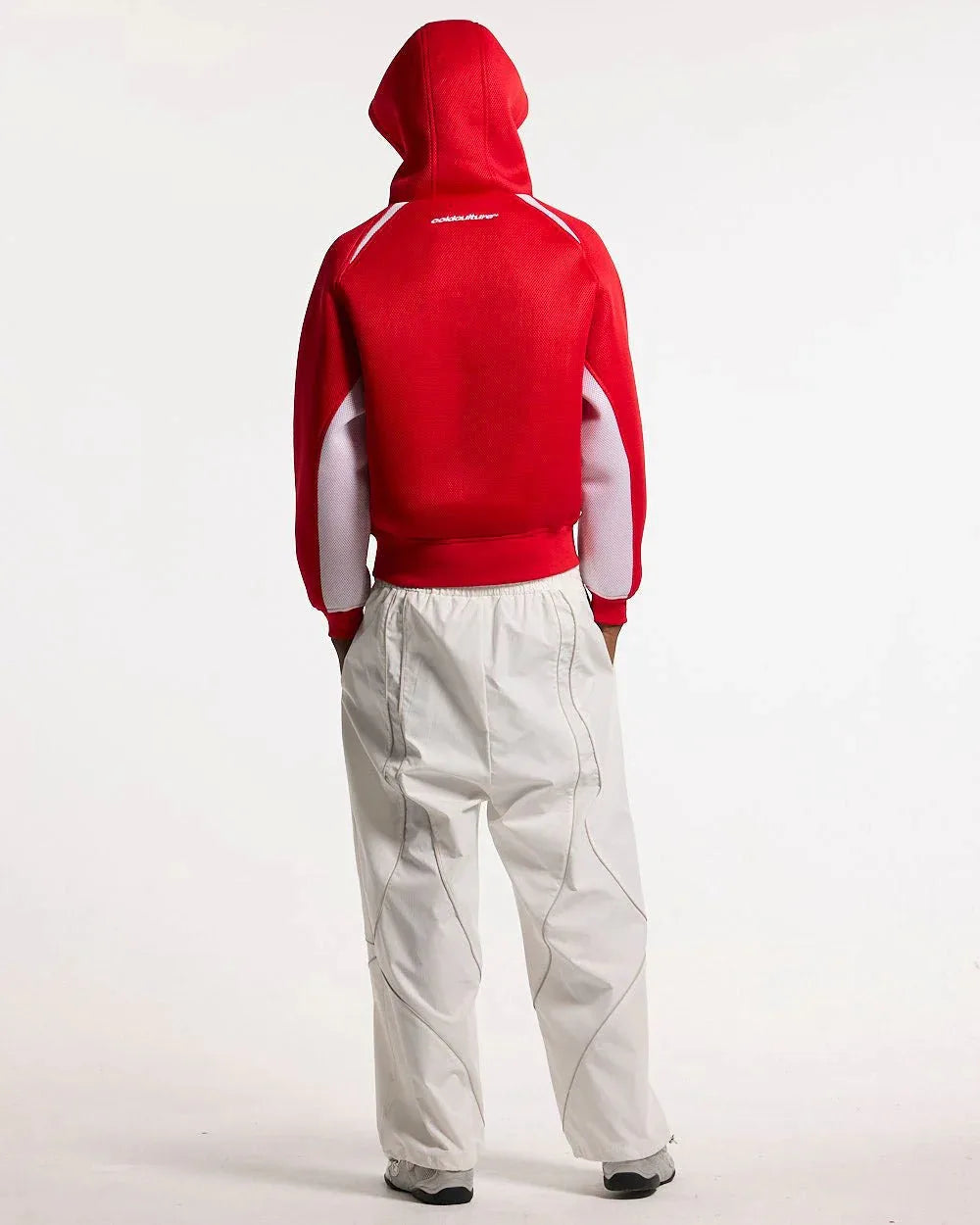 NEO ZIP JACKET WHITE & RED