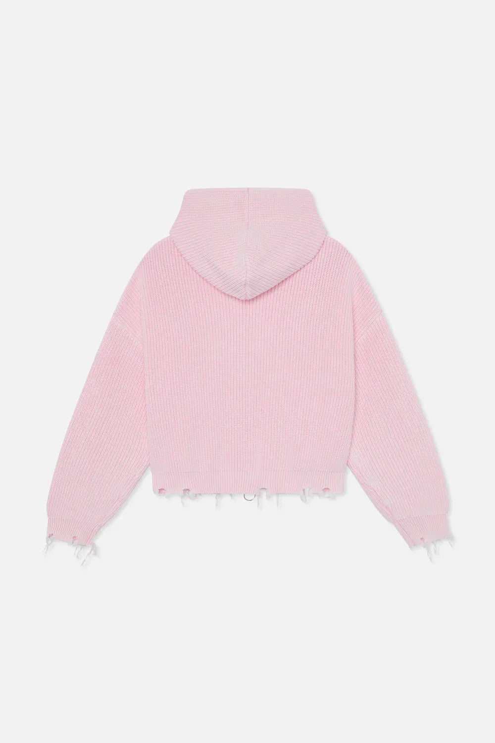 New Light Pink Buzz Knit Zipper