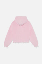 New Light Pink Buzz Knit Zipper