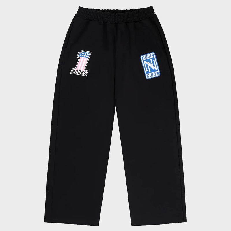 Nubaru Racing Flames Sweatpants