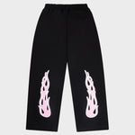 Nubaru Racing Flames Sweatpants