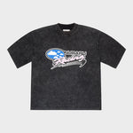 Nubaru Racing Washed Black Tee