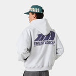 Odd Heather Grey Oversized Hoodie
