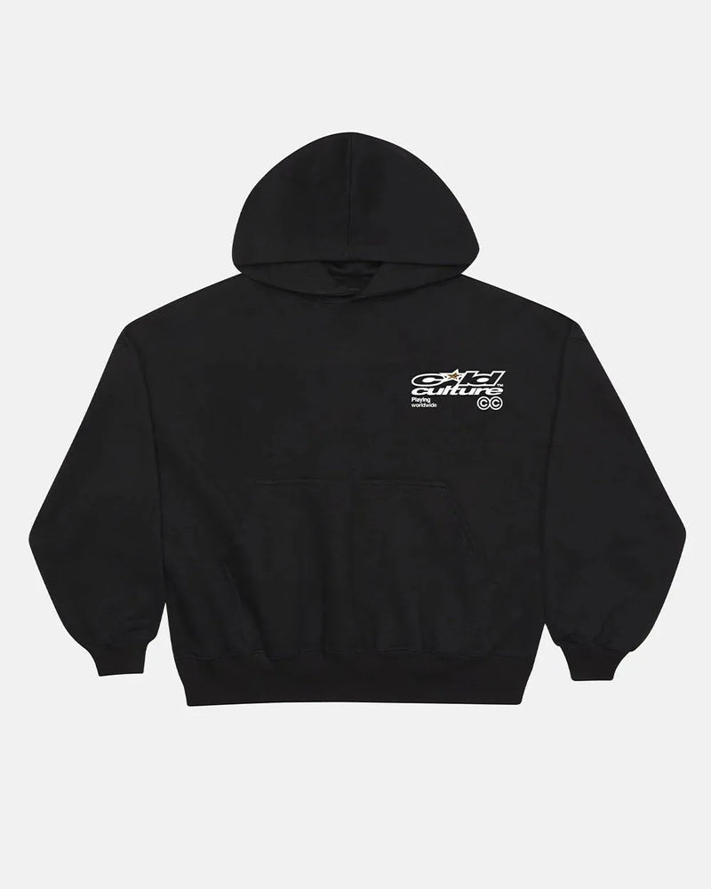 PLAYING WORLDWIDE HOODIE BLACK