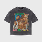 Die By The Cloud Washed Black Boxy Tee | Nube
