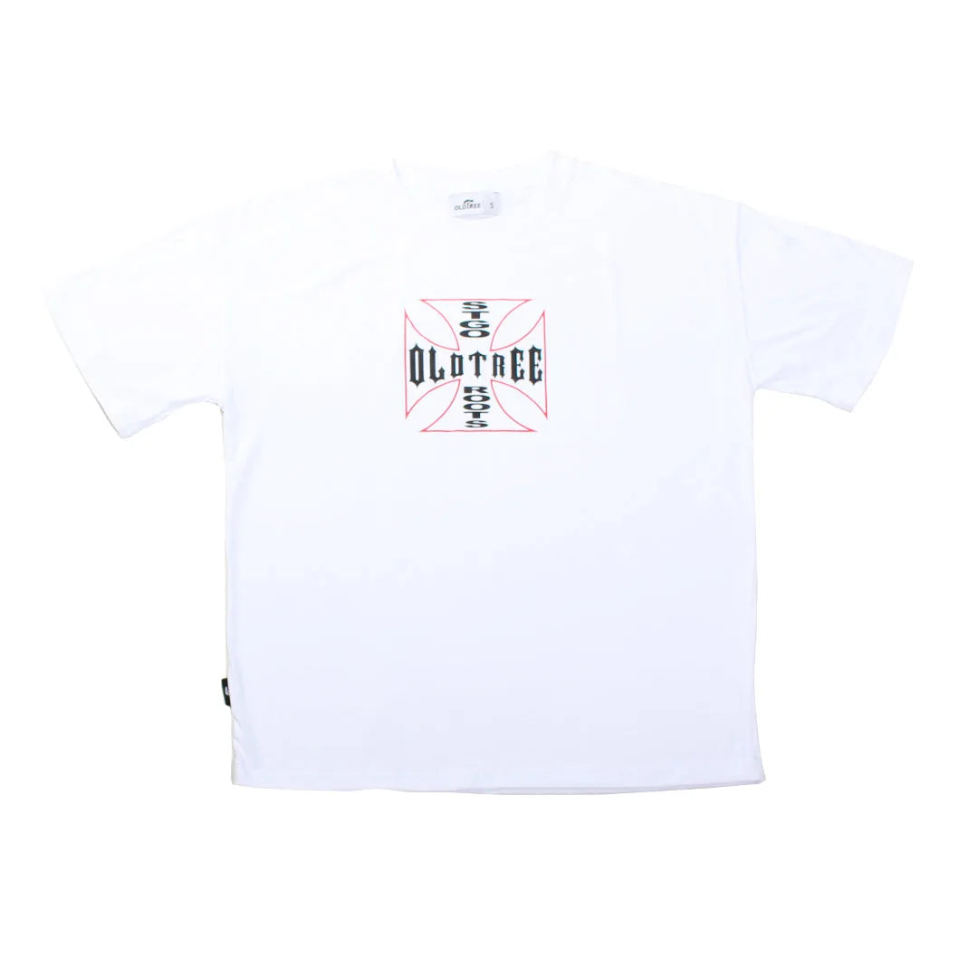Polera Stgo Roots Blanca Old Tree
