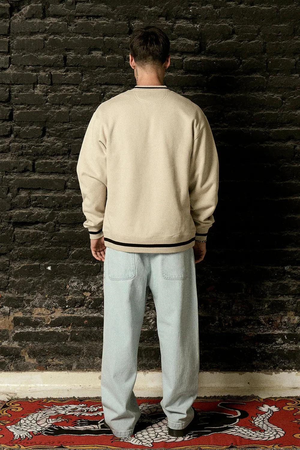 Polerón Crewneck sin Gorro Ecru | More Amor