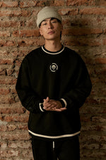 Polerón Crewneck sin Gorro Negro | More Amor