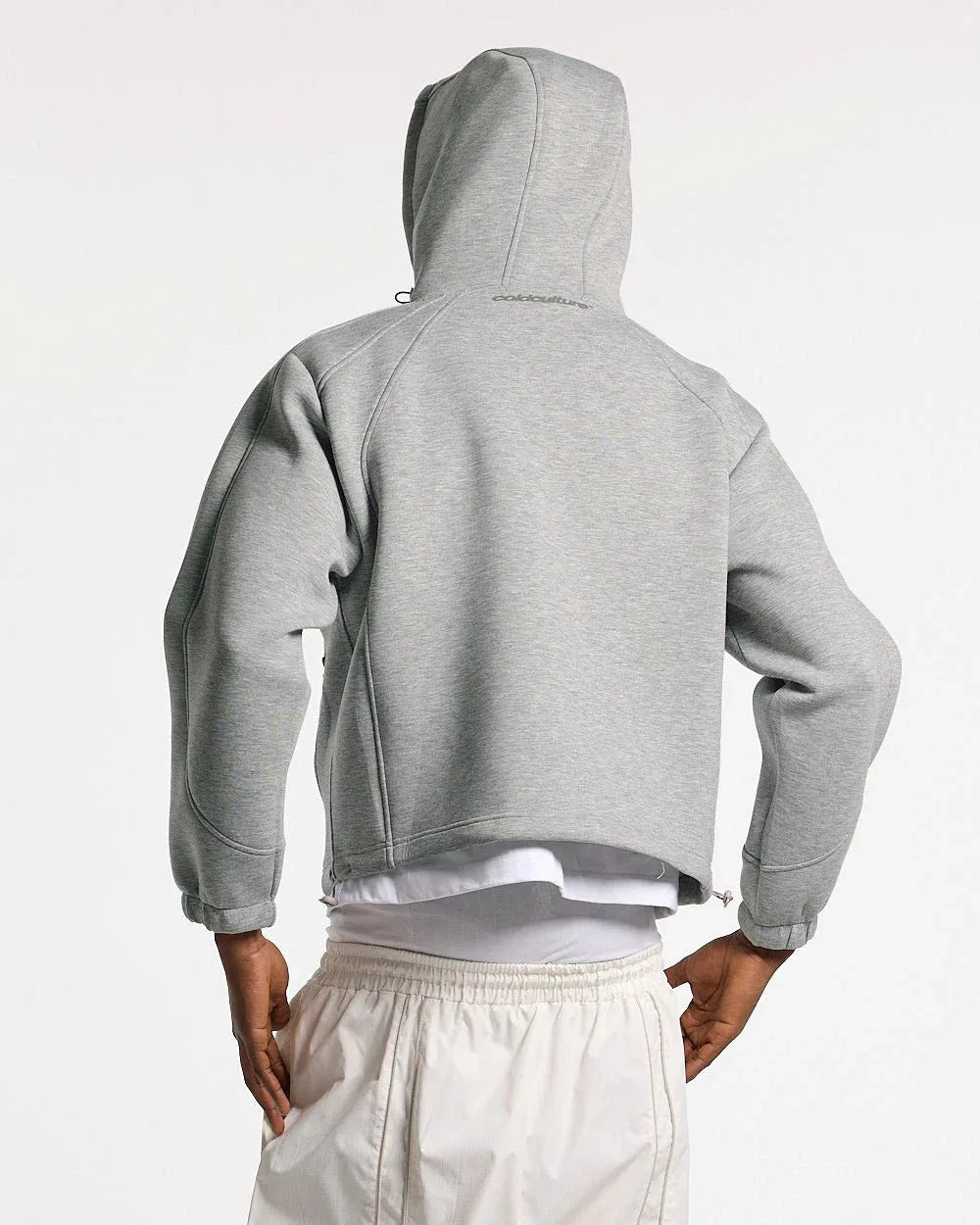 SCUBA ZIP HOODIE GREY