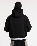 SCUBA ZIP HOODIE GREY & BLACK