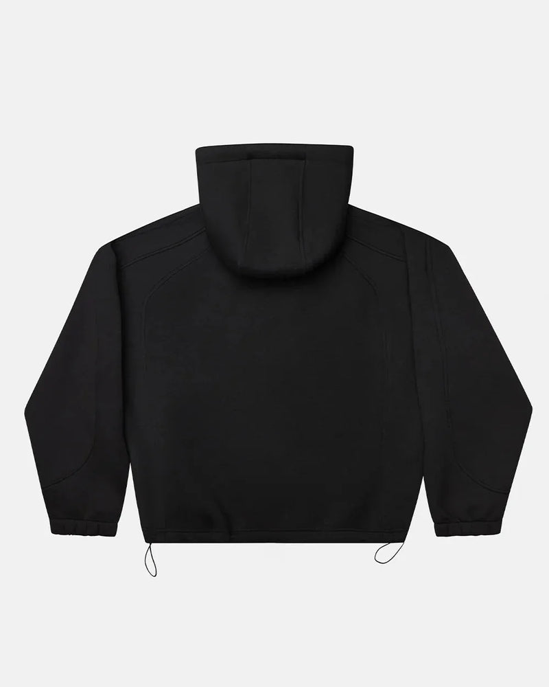 SCUBA ZIP HOODIE GREY & BLACK