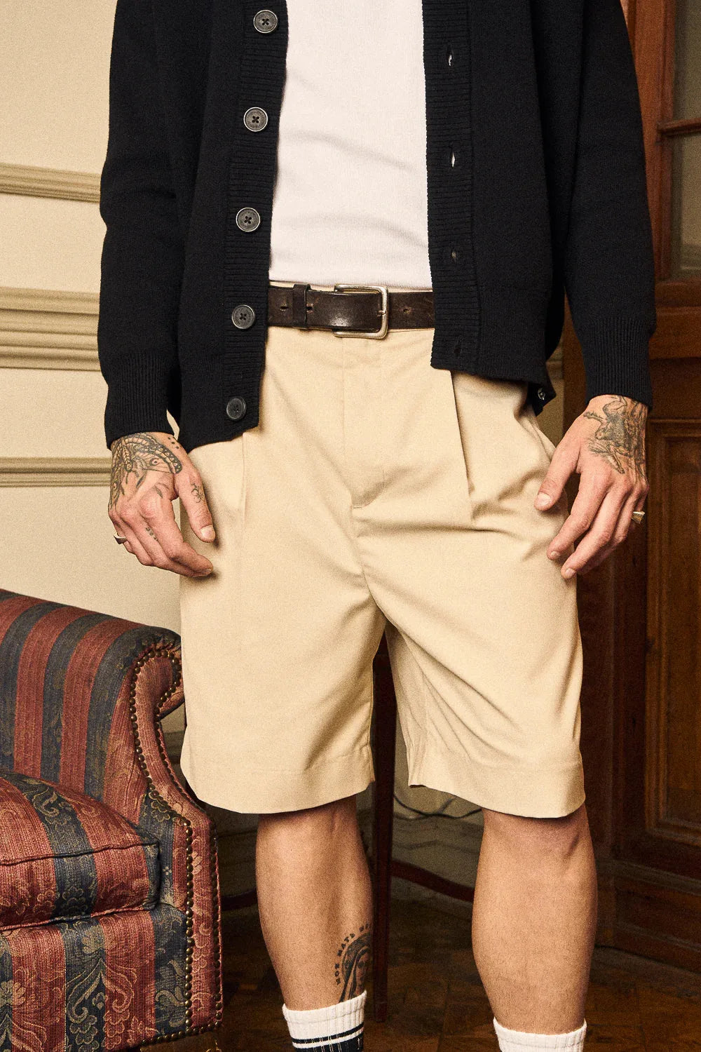 Short Classy Basic ECRU Hombre | more amor