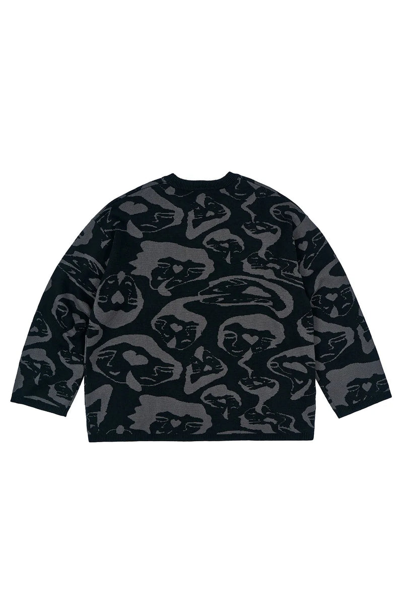 Sweater Melted Iso Black | More Amor