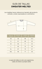 Sweater Melted Iso Black | More Amor