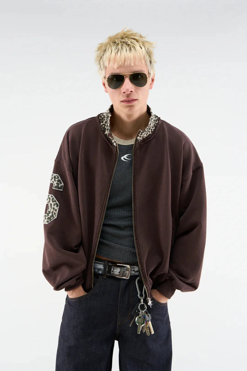 Tokiet Leopard Zipper