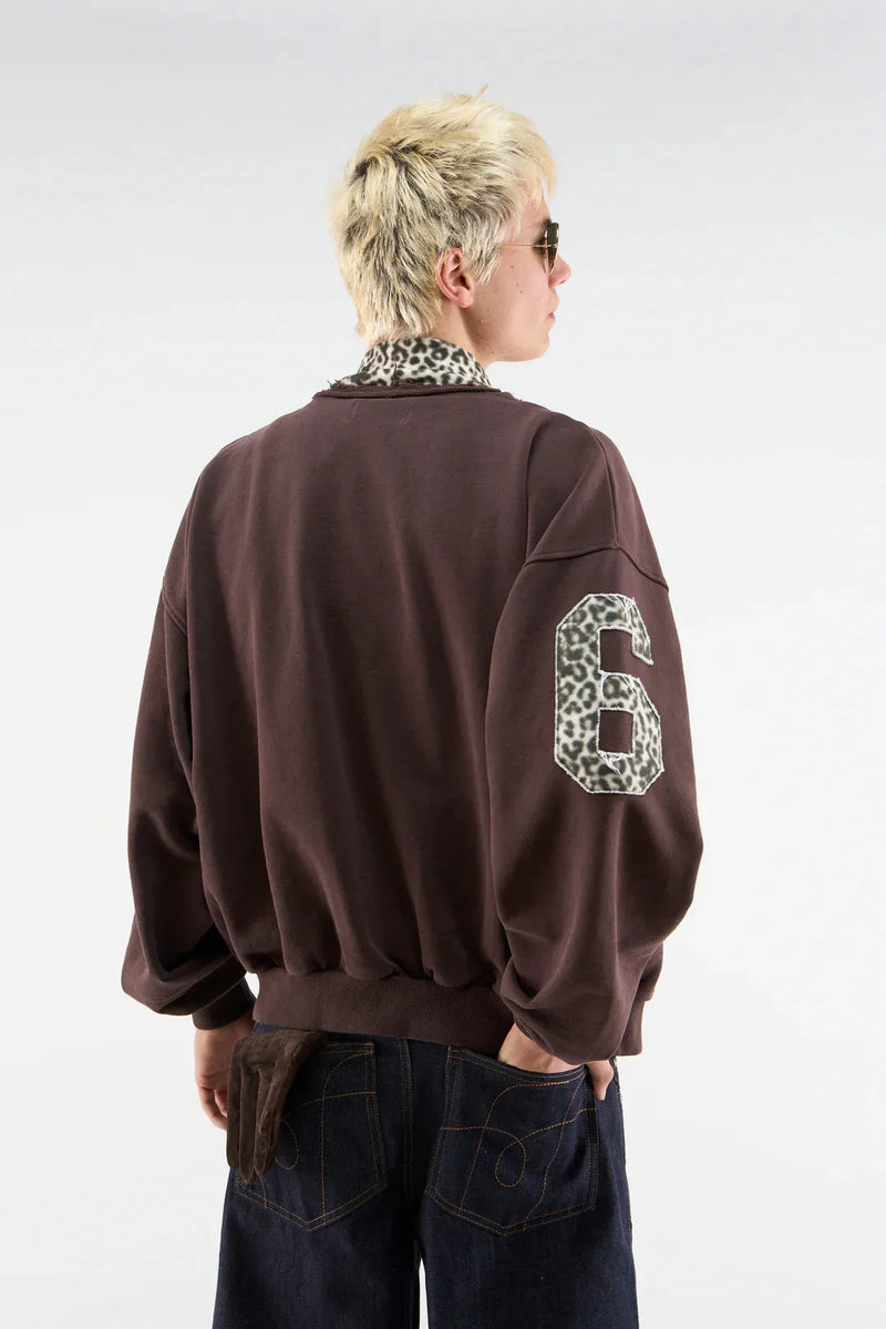 Tokiet Leopard Zipper
