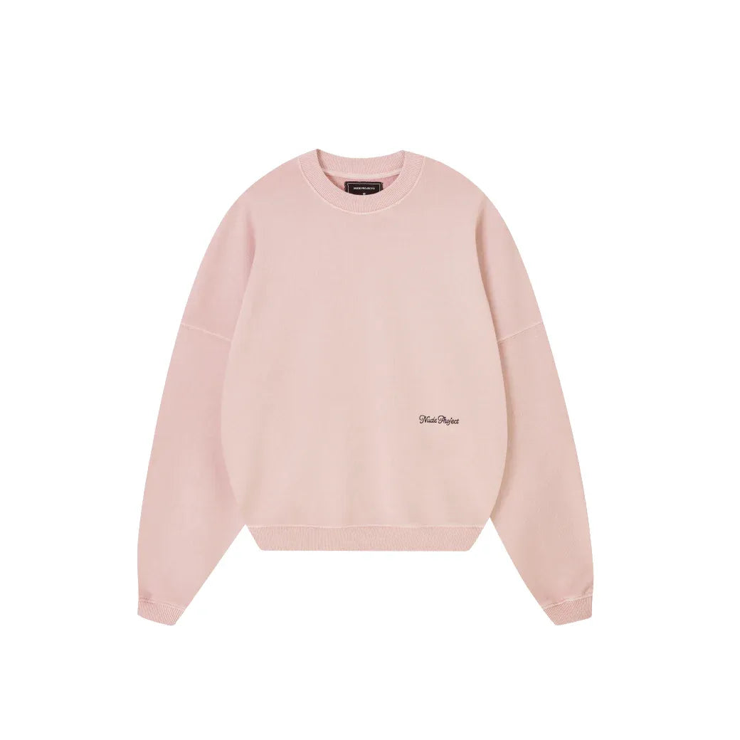 Total boxy crewneck pink