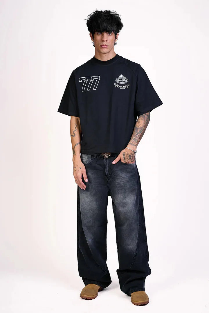 Treino PANTALON BAGGY "FORTUNE CUT" FOCUS BLACK