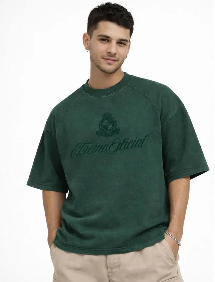 Treino POLERA BOXY FIT "AMALFI" GREEN STONE