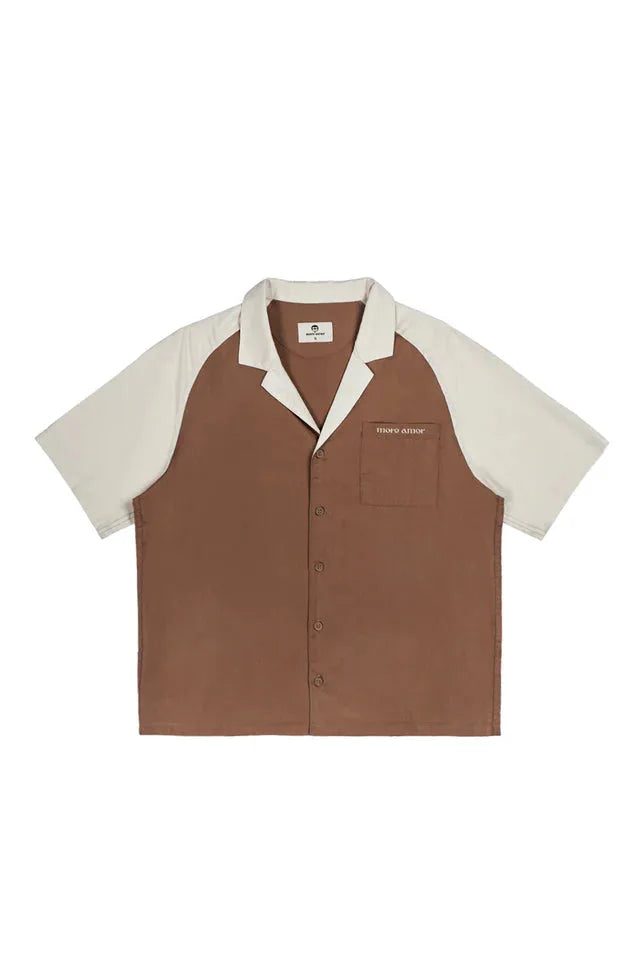Camisa Raglan | More Amor | (gris y negro)(cafe y ecru)