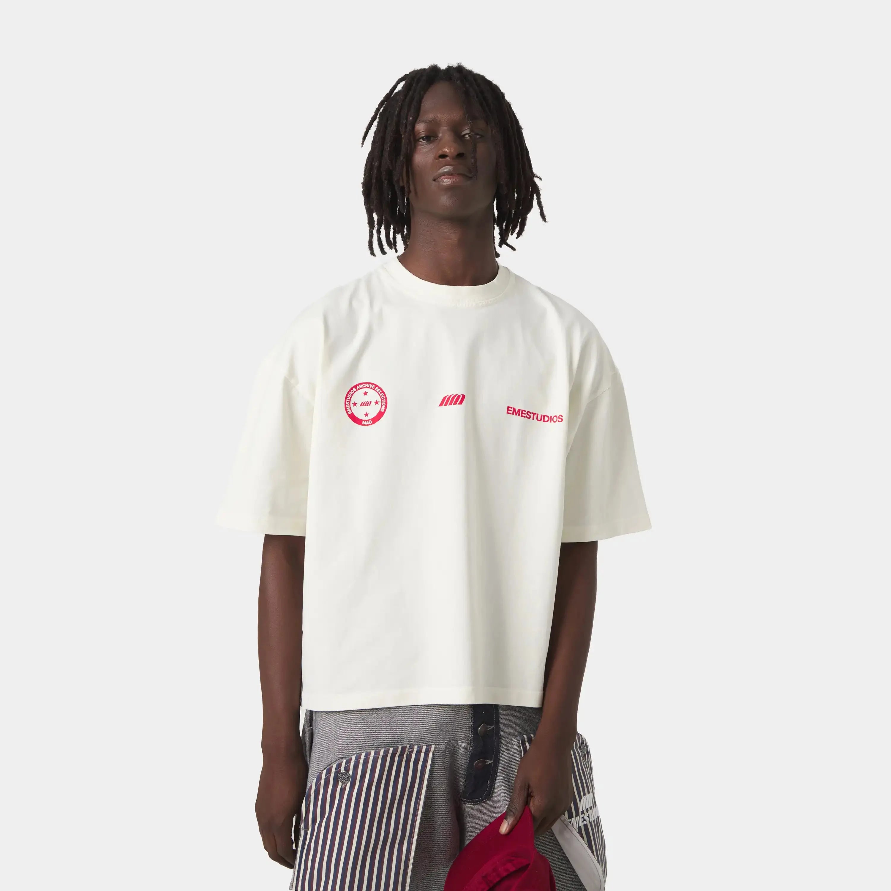 4 Star Navy Oversized Tee EMESTUDIOS