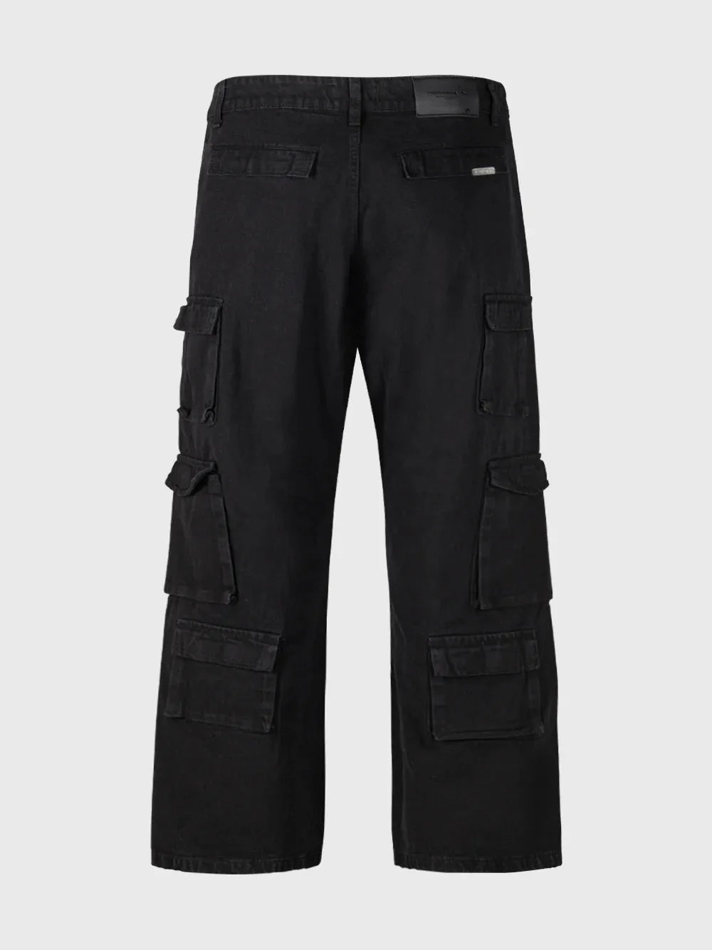 Jeans multi cargo negro