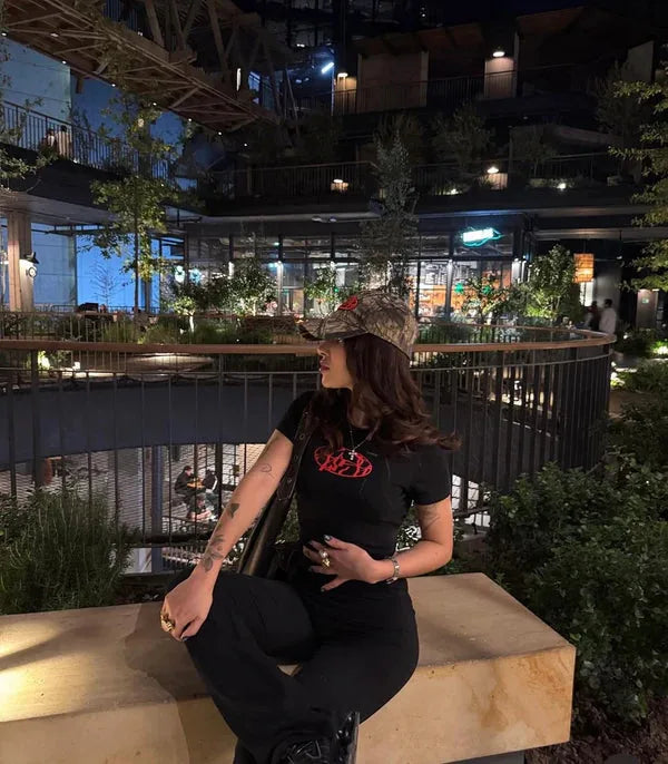 Baby tee Black