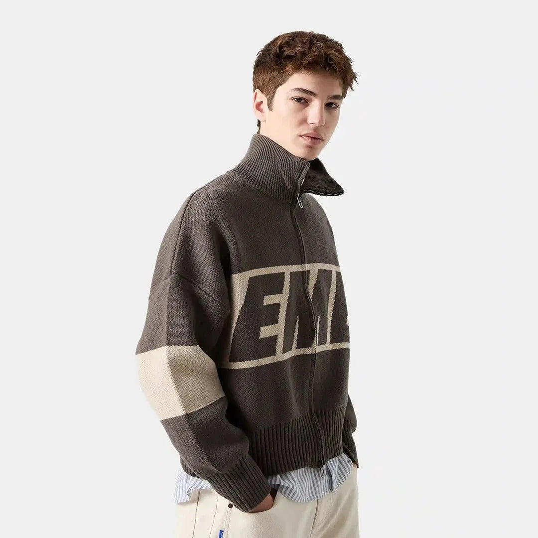 Thrill Falcon Zipper Knit