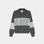 Thrill Grandpa Grey Zipper Knit